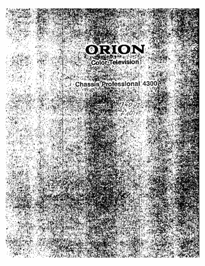 ORION 710VT,740VT 